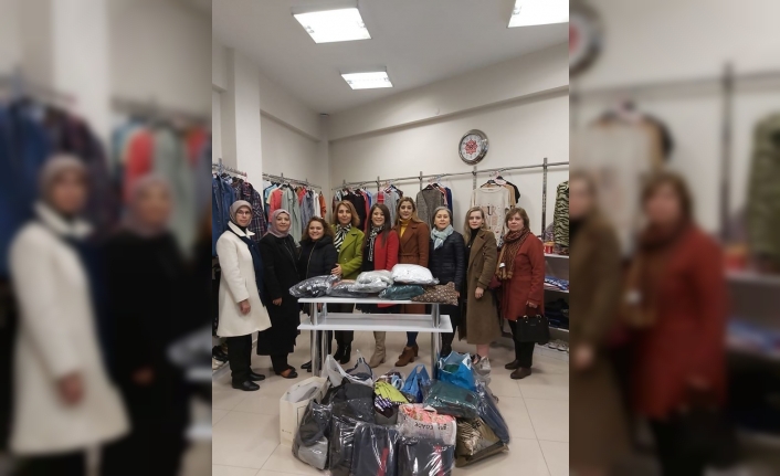 Karesili kadınlardan Sosyal Market’e tam destek
