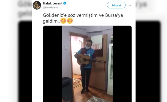 Haluk Levent, kas hastası Gökdeniz’e verdiği sözü tuttu