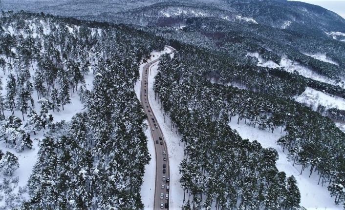 Uludağ’da kartpostallık manzaralar