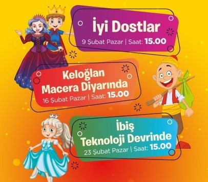 10 Burda AVM’de Şubat sahnesi eğlence dolu