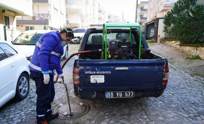 Ayvalık Belediyesi’nden sivrisinek ile şimdiden amansız mücadele