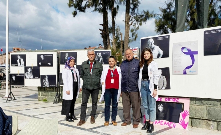 Ayvalık’ta İlçe Sağlık Müdürlüğü’nden kansere karşı farkındalık çalışması