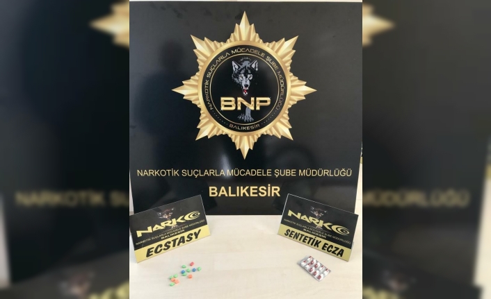 Balıkesir polisinden uyuşturucu operasyonu