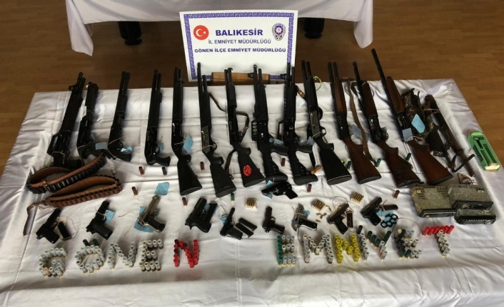Balıkesir’de son 1  ayda 177 silah yakalandı