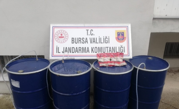 Bursa jandarmasından kaçak içki operasyonu