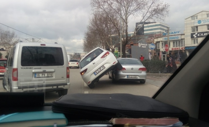 Bursa’da ilginç kaza