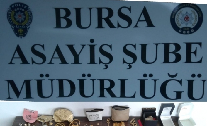 Bursa’da yatak odası hırsızları yakalandı