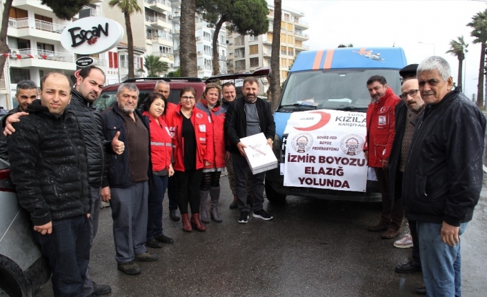 İzmir’den Elazığ’a 3 bin boyoz gönderildi