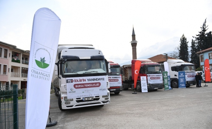 Osmangazi’den İdlib’e yardım TIR’ı