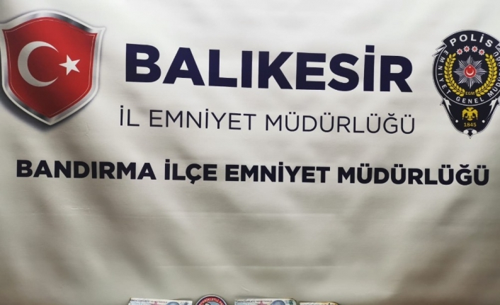 Bandırma’da sahte para operasyonu