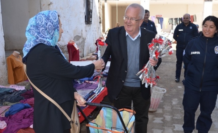 Başkan Himam’dan Gömeçli kadınlara anlamlı jest