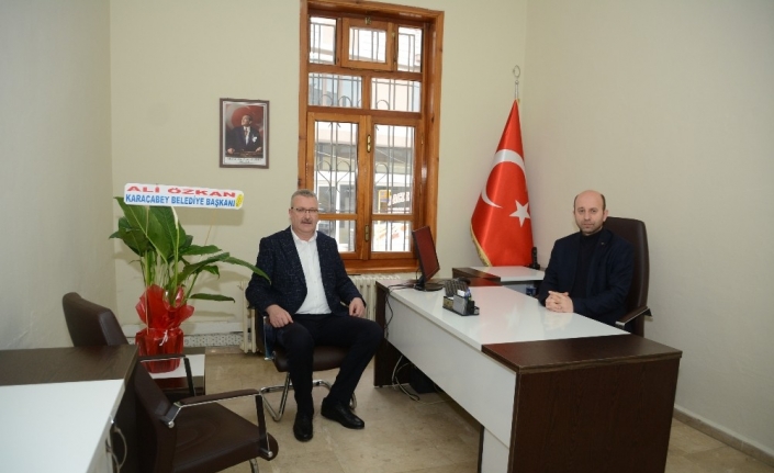 Başkan Özkan’dan Sosyal Hizmet Müdürü Kahraman’a ziyaret