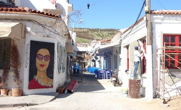 Bozcaada’da korona virüs önlemi