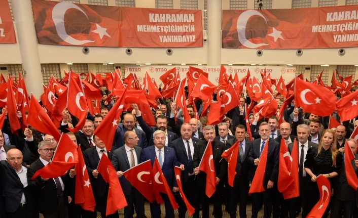 Bursa iş dünyası Bahar Kalkanı harekâtı için tek ses ve tek yürek