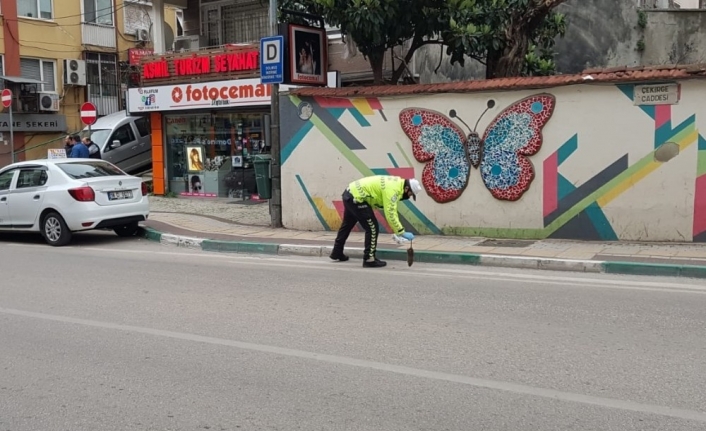 Bursa’da trafik polisinden örnek davranış