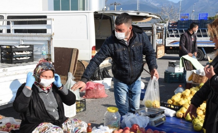 Cuma Pazar’ında Covid19 önlemleri alındı