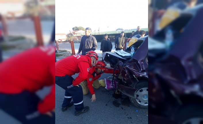 Edremit’te trafik kazası: 4 yaralı