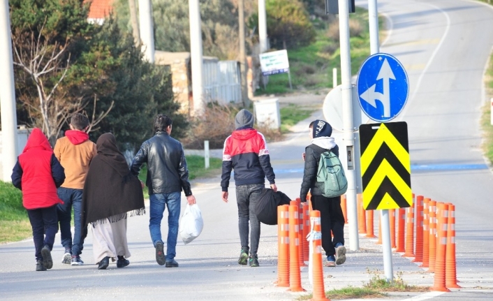 Göçmenler botla geçişi tercih etmedi, Edirne’ye yöneldi