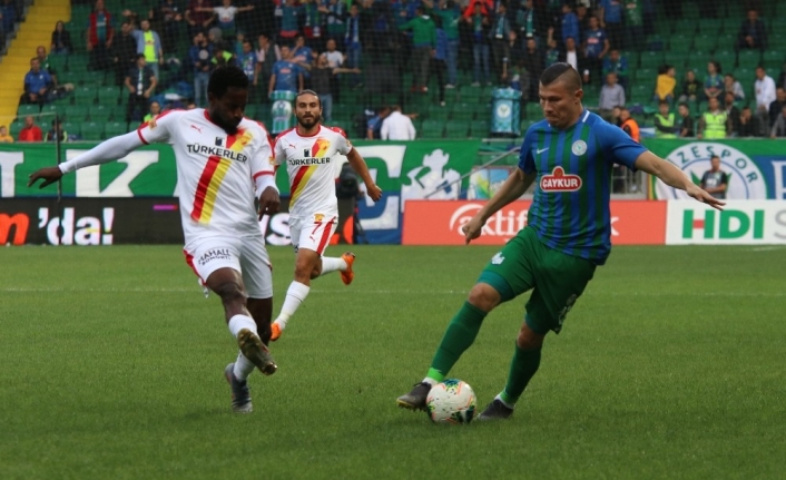 Göztepe ve Rizespor 14. randevuda