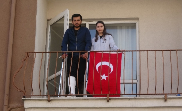 İdlib gazisi iyileşip görevine dönmeyi dört gözle bekliyor
