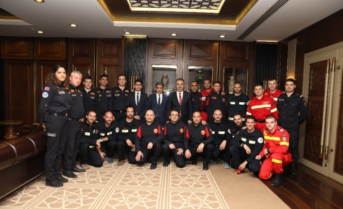 İtfaiyede uluslararası güç birliği