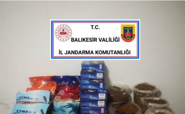 Jandarmadan kaçak tütün operasyonu