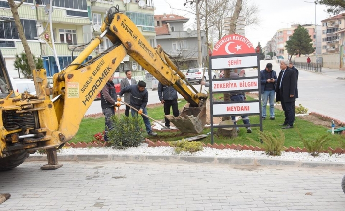 Şehit Zekeriya Bilgen’in adı meydana verildi