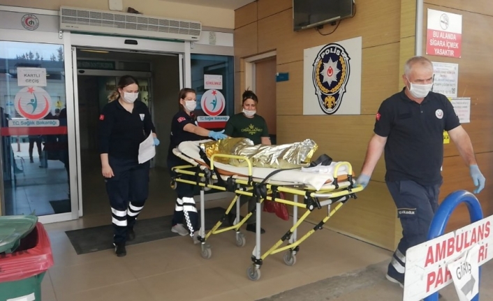 Bursa’da dehşet...Otomobil alev alev yandı 3 yaşındaki çocuk ağır yaralandı
