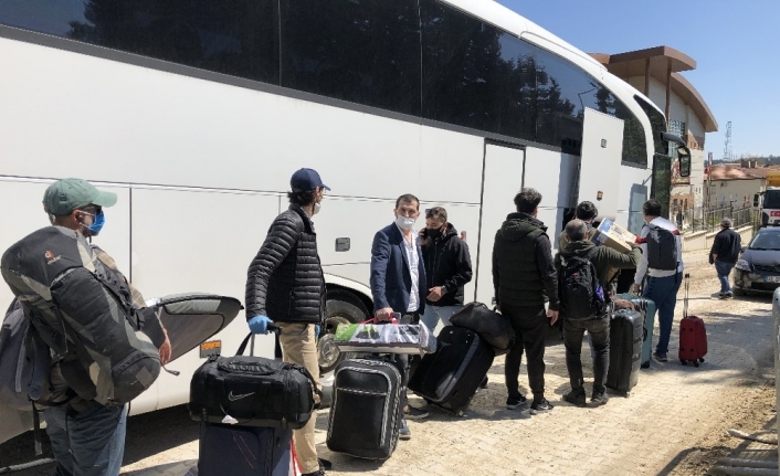 Bursa’da karantina yurtları tahliye edilmeye devam ediyor