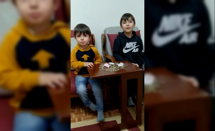 Bursalı minikler harçlıklarını ihtiyaç sahiplerine bağışladı