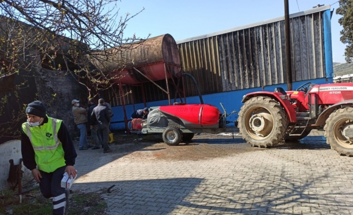 Edincik’te gönüllü dezenfekte timi kuruldu