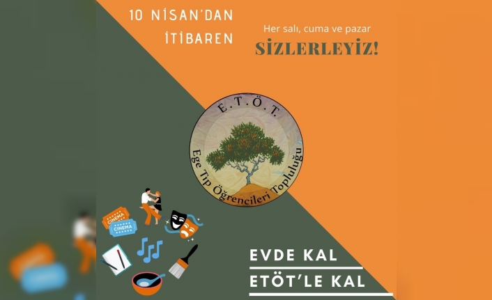 Egeli öğrencilerden “Evde kal” çağrısına destek