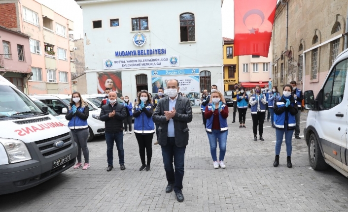 Mudanya Belediyesi korona günlerinde dayanışmayı büyüttü