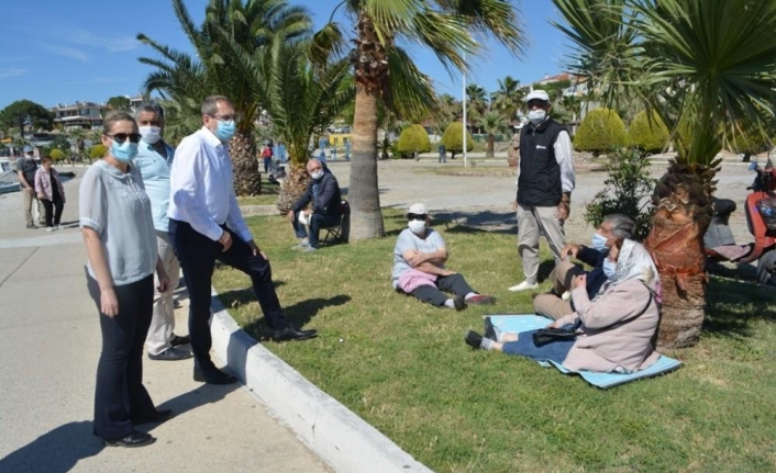 65 yaş üzeri vatandaşlardan Başkan Ergin’e sevgi seli