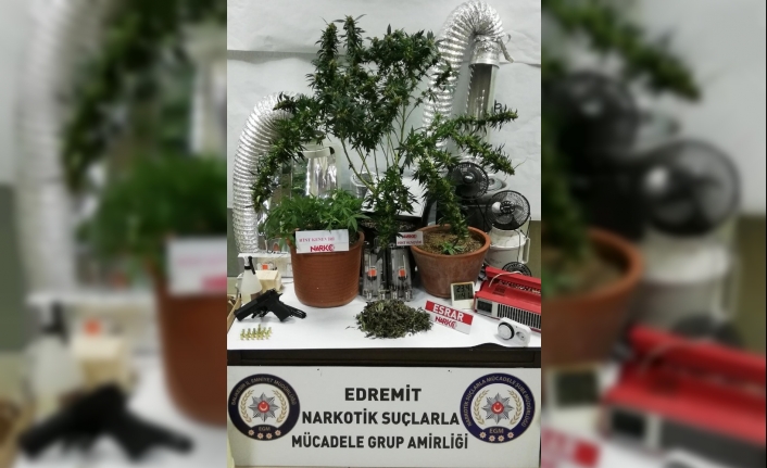 Balıkesir polisinden uyuşturucu operasyonu