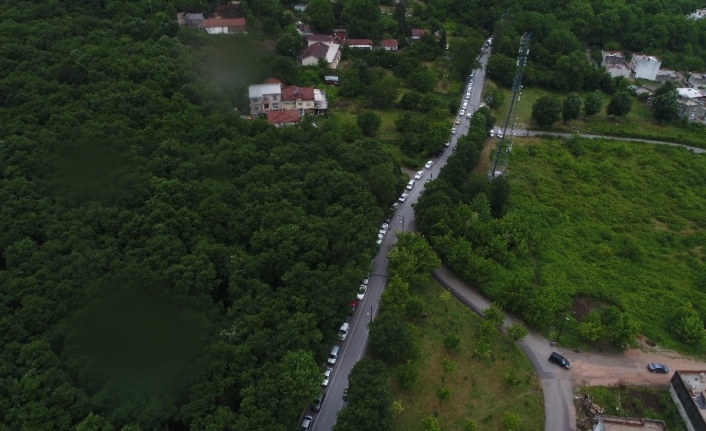 Bursa’da bayram kısıtlaması öncesi kilometrelerce su kuyruğu