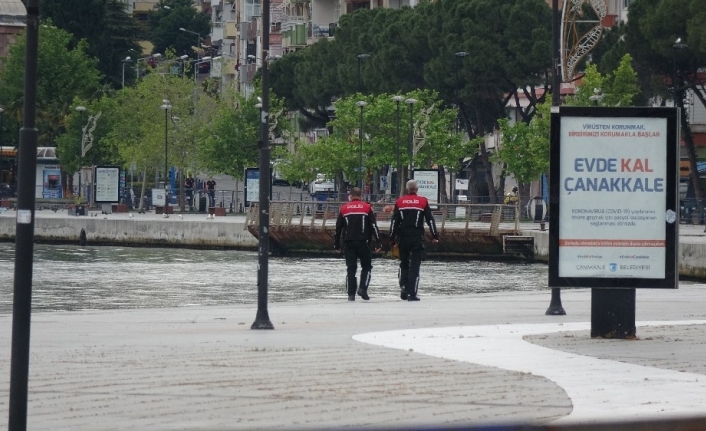 Çanakkale’de kısıtlama denetimleri