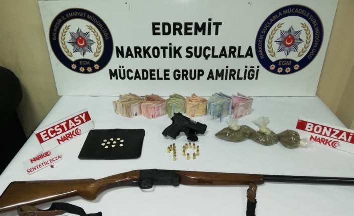 Edremit’te uyuşturucu operasyonu