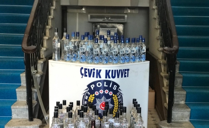 İzmir’de sahte içki operasyonu: 1 gözaltı
