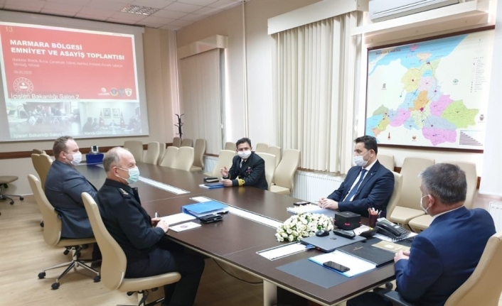 Marmara bölgesinin emniyet ve asayişi masaya yatırıldı
