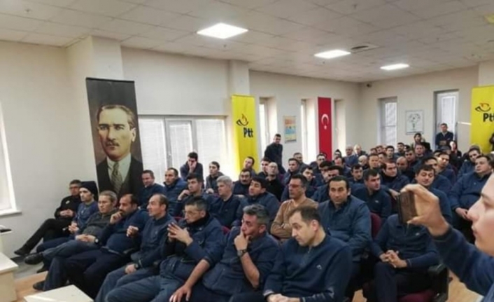 PTT taşeron çalışanlarından kadro talebi