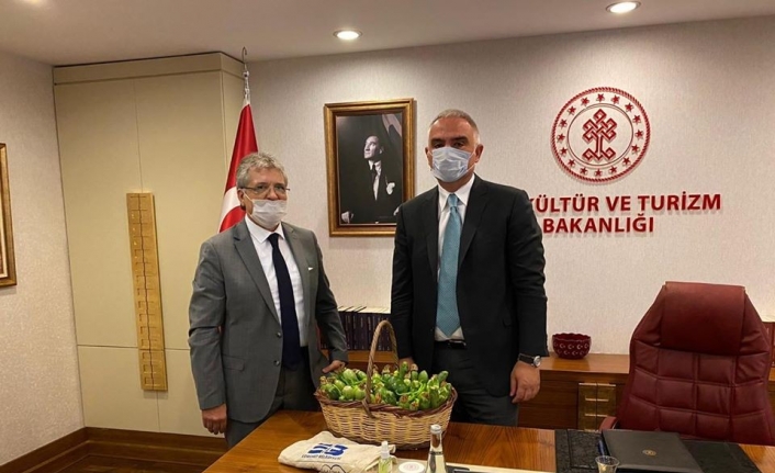 Aeneas Kültür Rotası ve Antandros bakanlıkta görüşüldü