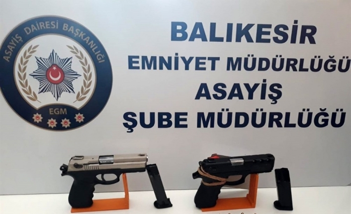 Balıkesir’de polis son 1 ayda 107 silah yakaladı
