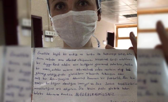 Bursa’da korona tedavisi gören çocuğun annesinden duygulandıran mektup