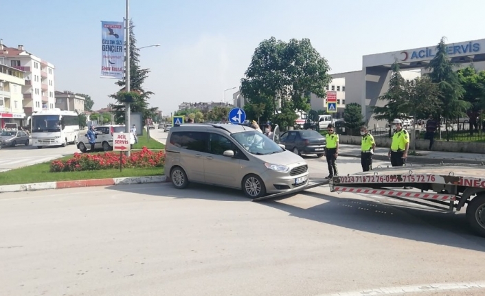 Bursa’da yürekleri ağza getiren kaza