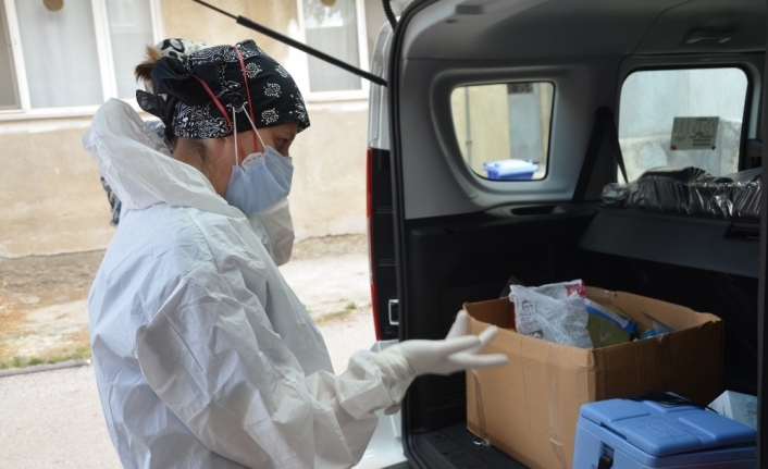 Kapı kapı dolaşıp isteyene korona virüs testi yapıyorlar