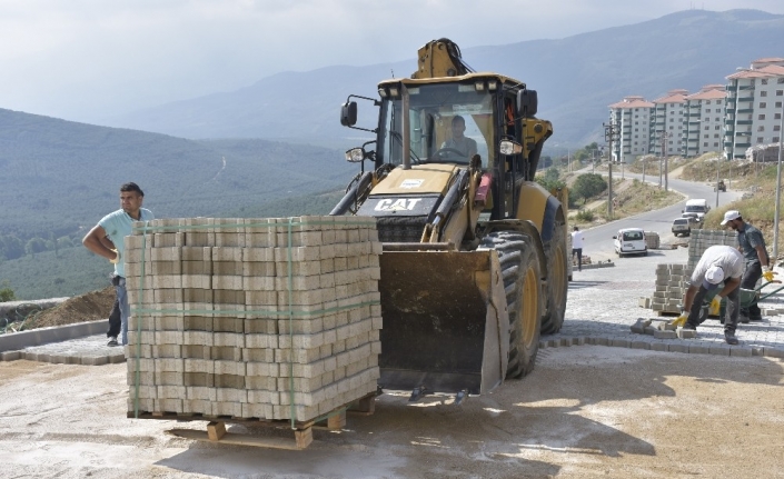 Toplu konutlarda yollar tamam