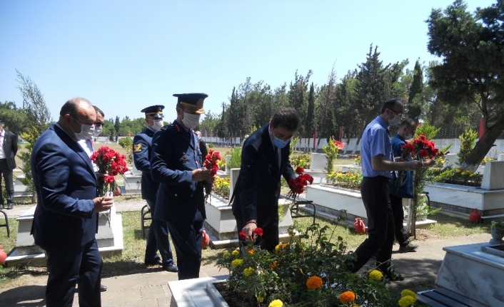 Bayram öncesi şehitler unutulmadı