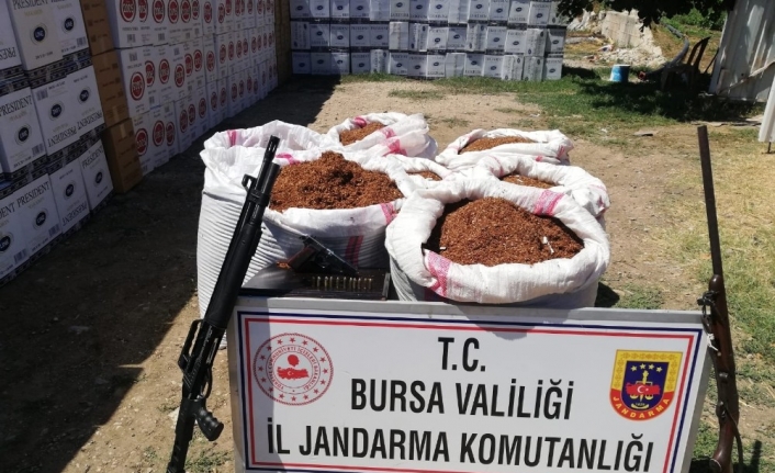 Bursa’da 260 kilo kaçak tütün ele geçirildi