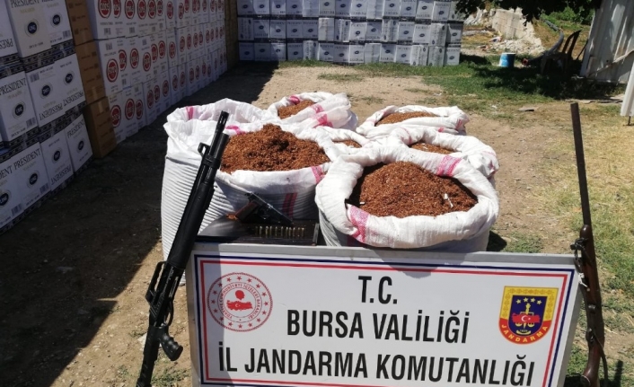Bursa’da 260 kilo kaçak tütün ele geçirildi